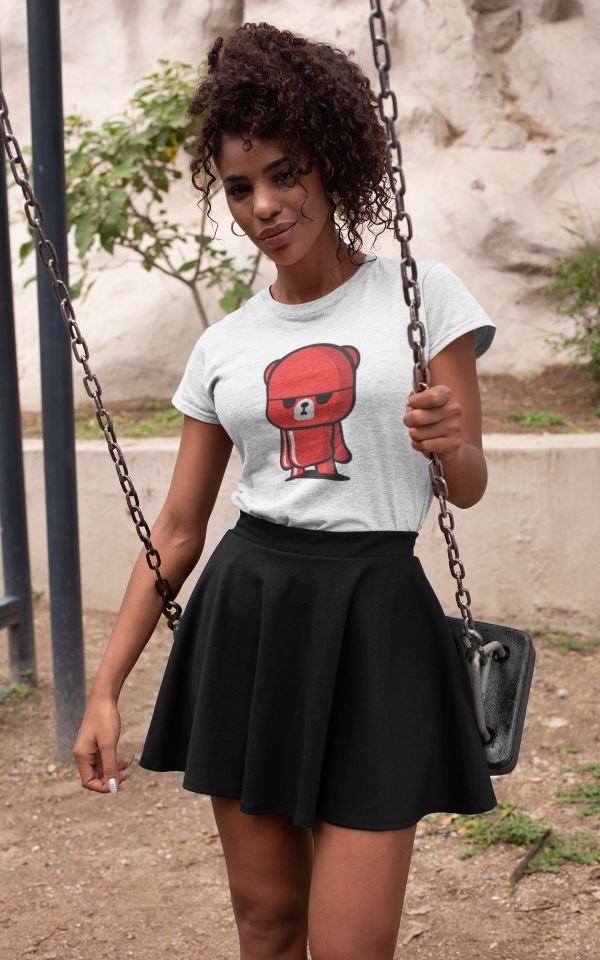WOMEN Red BEAR T-SHIRT